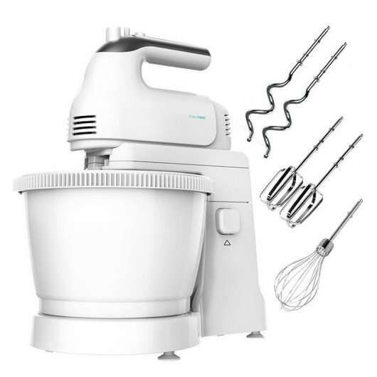 Cecotec PowerTwist 500 Gyro Batidora de Varillas 500W - Bol Autogiratorio de 3,5L - 5 Niveles de Velocidad - Funcion Turbo - Dis