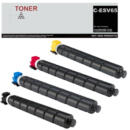 CEXV65 C-EXV65 5761C001 5762C001 5763C001 5764C001 pack 4 toner multicolor compatible con Canon imageRUNNER C3326, imageRUNNER C3326i