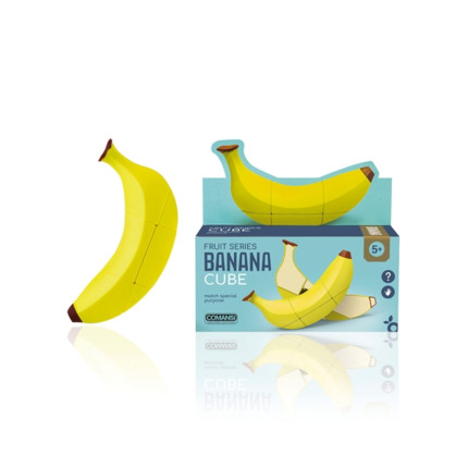 Comansi Fruitcube Rompecabezas PlÃ¡tanoÂ - Puzzle Rompecabeza - Inspirado en Fruta - Juego de LÃ³gica - Juego Educativo