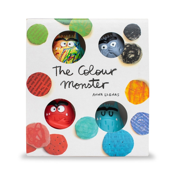 Comansi Set El Monstruo de Colores con MulticolorÂ - 4 Figuras - Juego Inteligencia Emocional - Inspirado en Libro