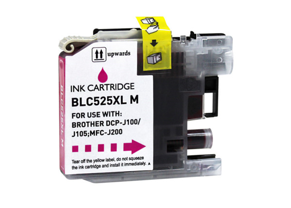 Compatible Brother LC525XL tinta magenta - Reemplaza LC525XLM