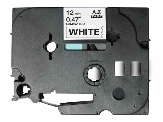 Compatible Brother TZe231 cinta laminada de etiquetas - Texto negro sobre fondo blanco - Ancho 12mm x 8 metros