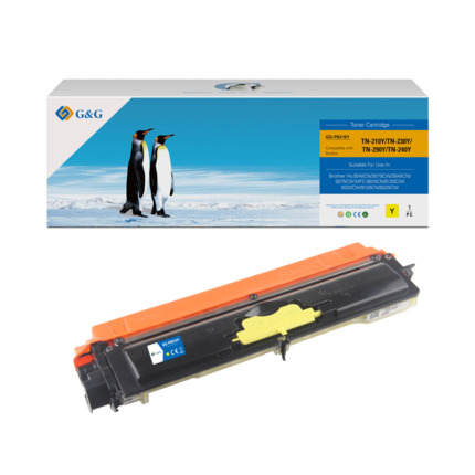 Compatible G&G Brother TN230 toner amarillo - Reemplaza TN230Y