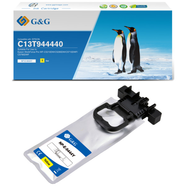 Compatible G&G Epson T9444 Amarillo Cartucho de Tinta Pigmentada Generico - Reemplaza C13T944440