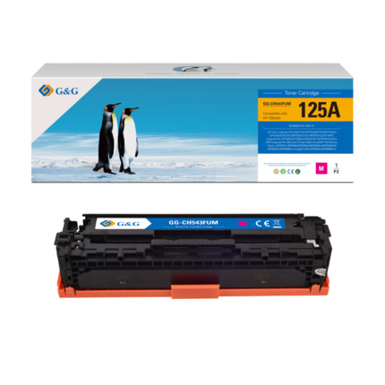 Compatible G&G HP CB543A/CE323A/CF213A toner magenta - Reemplaza 125A/128A/131A