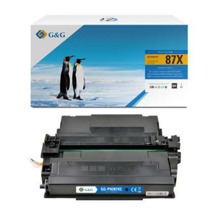 Compatible G&G HP CF287X toner negro - Reemplaza 87X