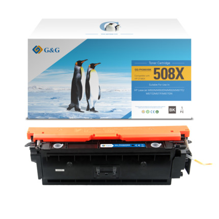 Compatible G&G HP CF360X toner negro - Reemplaza 508X
