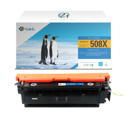 Compatible G&G HP CF361X toner cian - Reemplaza 508X