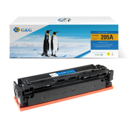 Compatible G&G HP CF532A toner amarillo - Reemplaza 205A