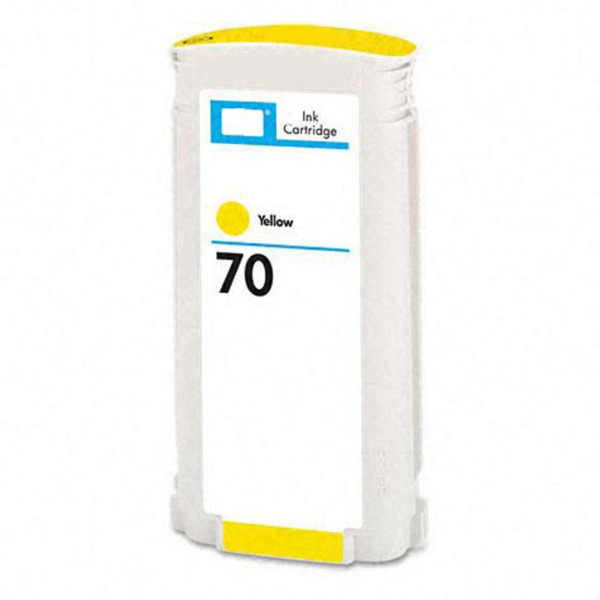 Compatible HP 70 Amarillo Cartucho de Tinta Pigmentada - Reemplaza C9454A