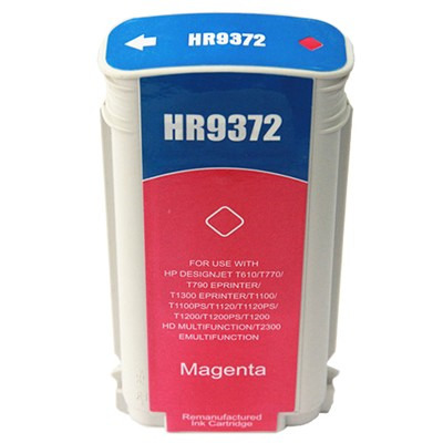 Compatible HP 72 Magenta Cartucho de Tinta - Reemplaza C9372A