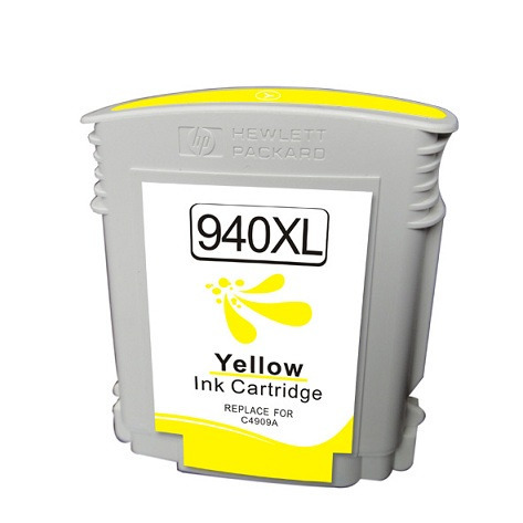Compatible HP 940XL Amarillo Cartucho de Tinta - Reemplaza C4909AE