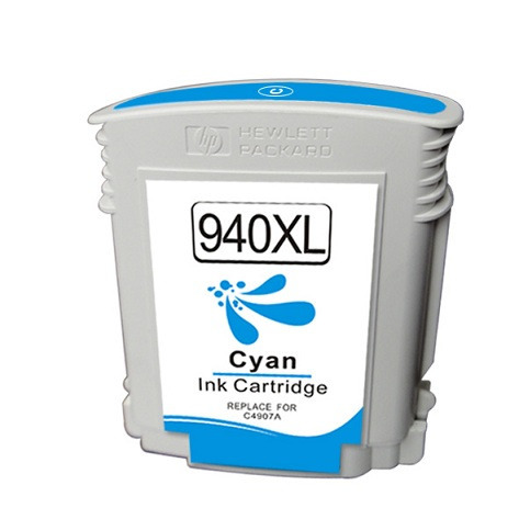 Compatible HP 940XL Cyan Cartucho de Tinta - Reemplaza C4907AE