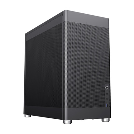 Coolbox MESH MP1 Caja Torre ATX, Micro ATX, Mini-ITX - TamaÃ±o HDD 2.5", 3.5" - USB-A 3.2, USB-C y Audio - Soporta Refrigeracion Liquida - Color Negro
