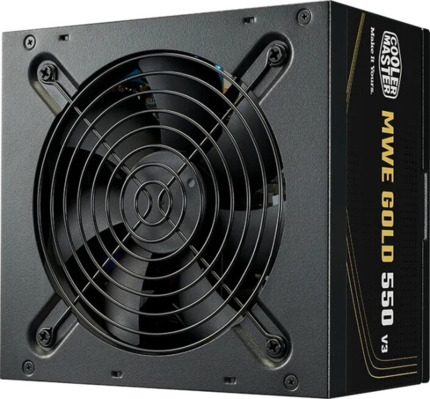 Cooler Master Fuente de Alimentacion 80 Plus Gold 550W ATX 3.1 - PFC Activo - Ventilador 120mm