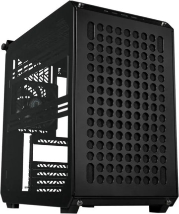 Cooler Master Qube 500 Caja Semitorre ATX/MicroATX/Mini-ITX - Ventana Lateral - 7 Ranuras de Expansion - Gestion de Cables - Audio - 2xUSB-A - 1xUSB-C - 415x231x406mm - Color Negro