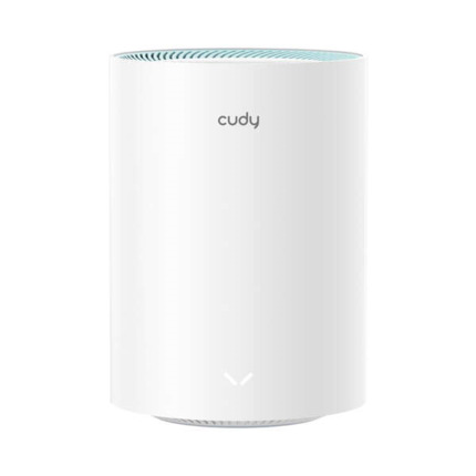 Cudy M1300 Sistema WiFi Mesh AC1200 Dual Band - 867Mbps en 5GHz, 300Mbps en 2,4GHz - 1x Puerto LAN 1000/100/10Mbps, 1x Puerto WAN 1000/100/10Mbps - 2 Antenas Internas