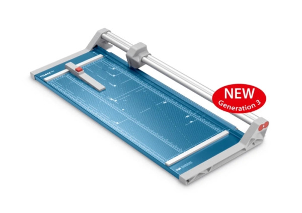 Dahle 554 Cizalla Profesional de Rodillo Formato A2 - Capacidad 20 Hojas - Longitud de Corte 720mm - Cuchilla Circular Autoafila