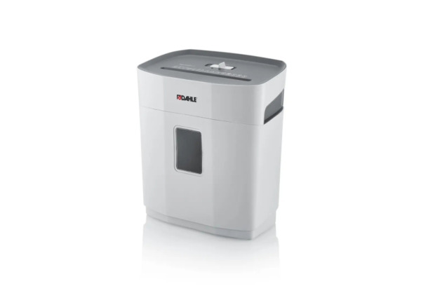Dahle PaperSAFE 120 Destructora de Papel Manual Corte en Particulas P-4 - Destruye hasta 8 Hojas - Papelera de 12L - Apta para P