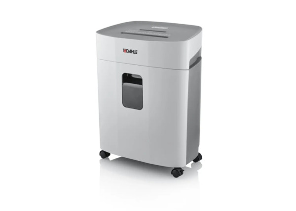 Dahle PaperSAFE 240 Destructora de Papel Manual Corte en Particulas P-4 - Destruye hasta 10 Hojas - Papelera de 25L - Con Ruedas
