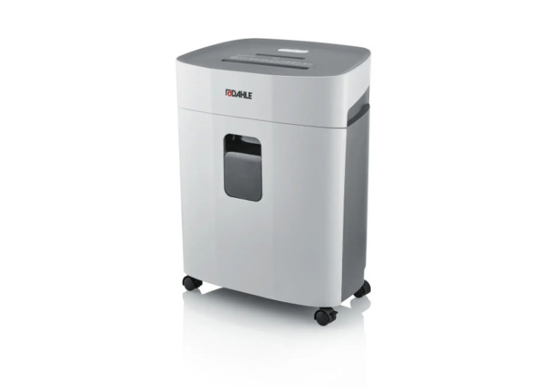 Dahle PaperSAFE 260 Destructora de Papel Manual Corte en Particulas P-4 - Destruye hasta 12 Hojas - Papelera de 25L - Con Ruedas