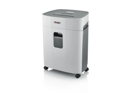 Dahle PaperSAFE 380 Destructora de Papel Manual 25L con Ruedas - Destruye hasta 15 Hojas - Corte en Particulas - Apta para Papel, Tarjetas, Cd´s