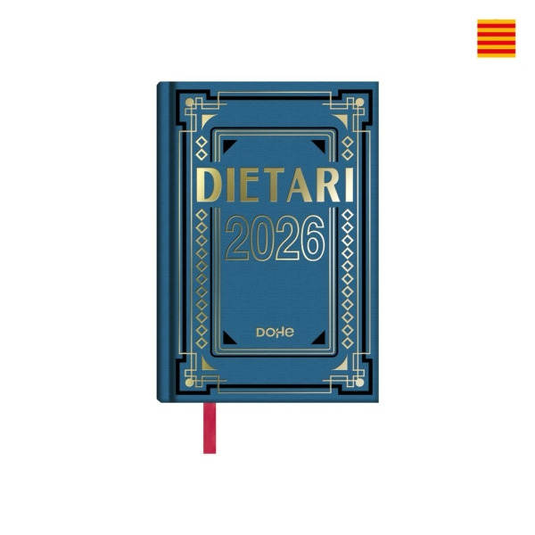 Dohe Dietario Anual Octavo en Catalan - Dia Pagina - Fabricado en Geltex con Carton Contracolado - TamaÃ±o 11.5x16.6cm - Colores