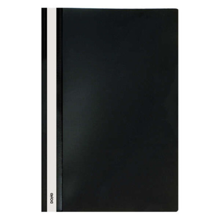Dohe Dosier con Fastener de Polipropileno - TamaÃ±o Folio - Cubierta Transparente y Trasera Opaca - Ideal para Organizar Documentos
