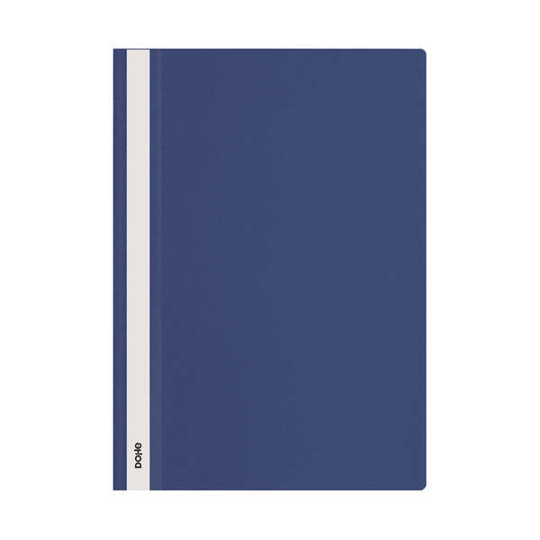 Dohe Dosier con Fastener - TamaÃ±o A4 - Cubierta Transparente y Trasera Opaca - Fabricado en Polipropileno