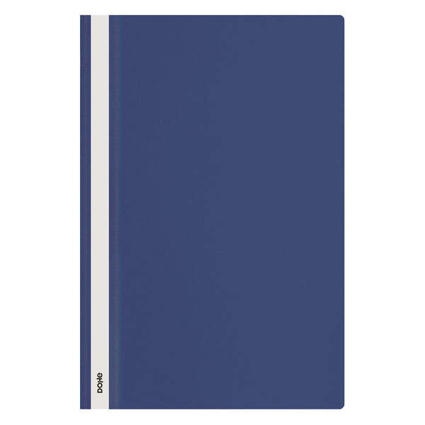 Dohe Dosier con Fastener - TamaÃ±o Folio - Cubierta Transparente y Trasera Opaca - Fabricado en Polipropileno