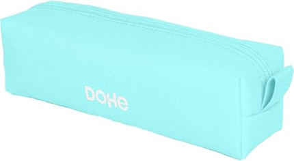 Dohe Serenity Portatodo Cuadrado - Cierre con Cremallera y Tirador de Goma - Color Verde