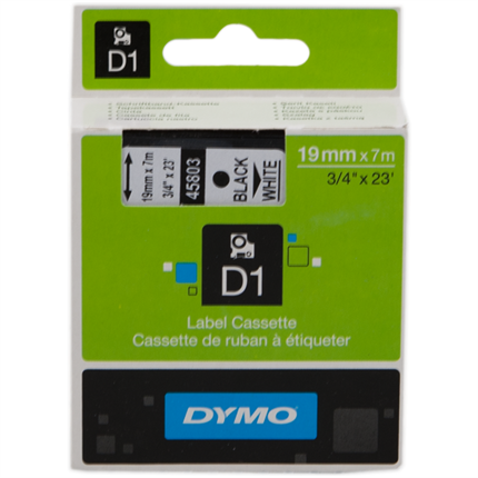Dymo S0720830 (45803) negro sobre blanco original