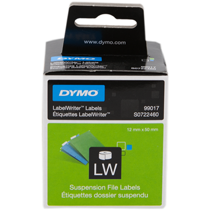 Dymo S0722460 - 99017 Etiquetas, 50 x 12mm, blanco, 1 x 220 unidades original