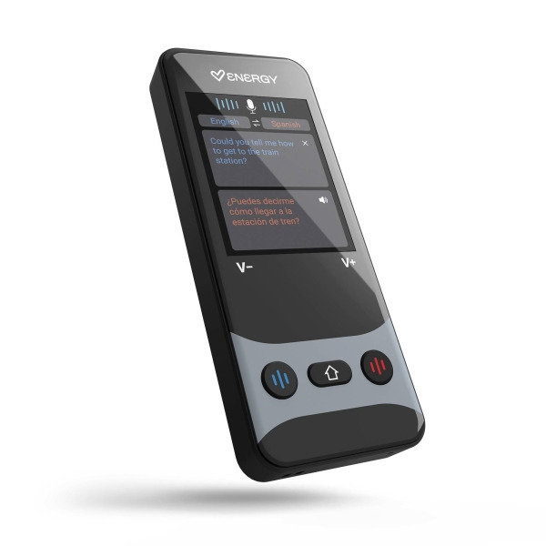 Energy Sistem AI Translator Traductor Inteligente - Traduccion Simultanea de Voz en 160 Idiomas con Wifi y 21 Sin Conexion - Pan