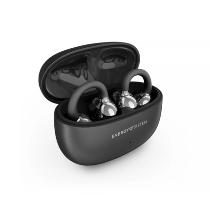 Energy Sistem ChicPods Auriculares True Wireless - Bluetooth 5.4 - 23h Autonomia - Tecnologia Open Sound - Microfono con Reduccion de Ruido - Asistente de Voz Integrado - DiseÃ±o Curved-Fit - Color Negro