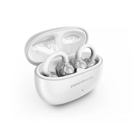 Energy Sistem ChicPods Auriculares True Wireless - Bluetooth 5.4 - 23h Autonomia - Tecnologia Open Sound - Microfono con Reduccion de Ruido - Asistente de Voz Integrado - DiseÃ±o Curved-Fit - Color Blanco