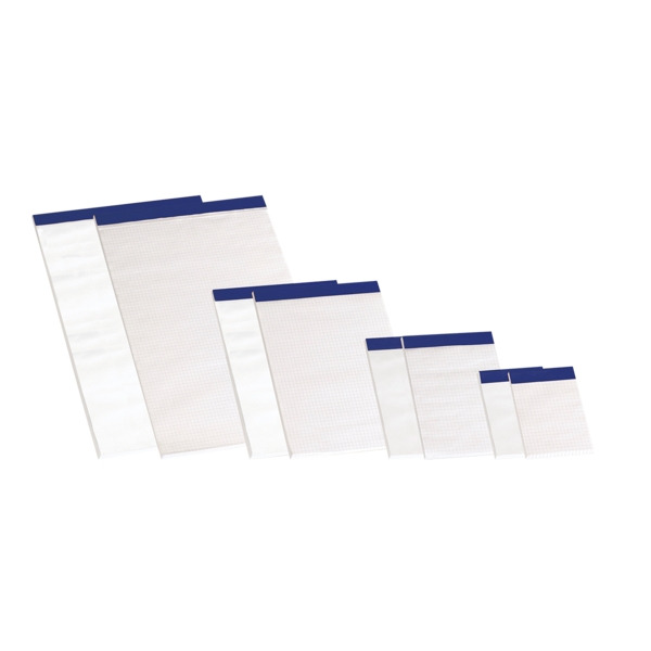 Enri A7 Bloc de Notas Grapado 80 Hojas Lisas - Sin Tapa - Tamaño Compacto - Ideal para Llevar a Todas Partes