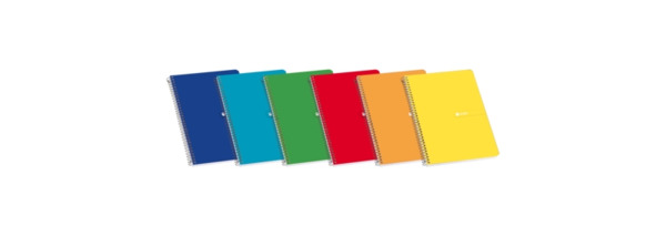 Enri Cuaderno Espiral Tapa Blanda 12º 4x4 80 Hojas - Diseño Practico y Funcional - Tamaño Ideal para Llevar a Todas Partes -