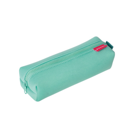 Enri Estuche Portatodo de 1 Compartimento - Fabricado en Neopreno - Color Verde Azulado