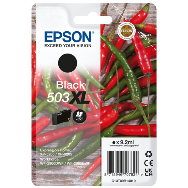 Epson 503XL Negro Cartucho de Tinta Original - C13T09R14010