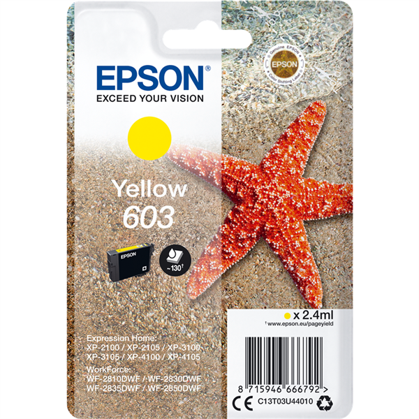 Epson 603 - C13T03U44010 tinta amarillo original