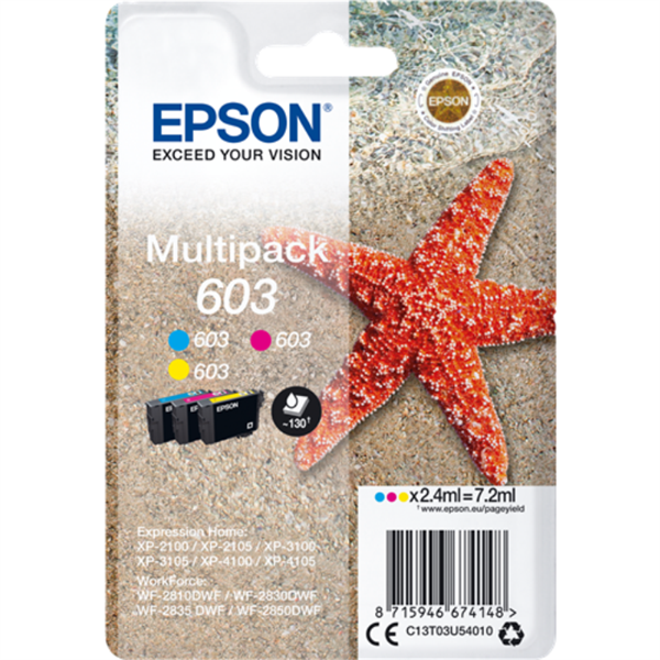Epson 603 - C13T03U54010 multipack original