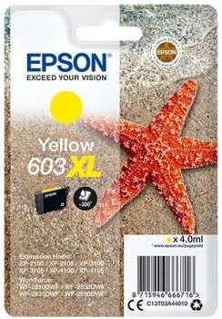 Epson 603XL Amarillo Cartucho de Tinta Original - C13T03A44010