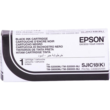 Epson SJIC18 (C33S020484) tinta negro original