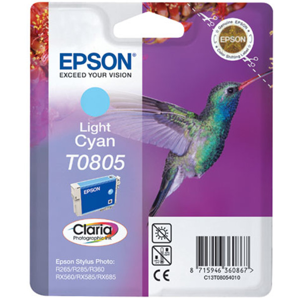 Epson T0805 Cyan Light Cartucho de Tinta Original - C13T08054011