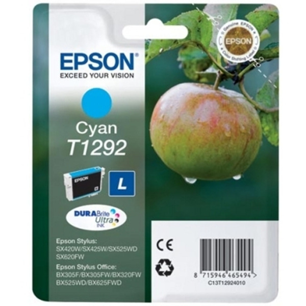 Epson T1292 Cyan Cartucho de Tinta Original - C13T12924012