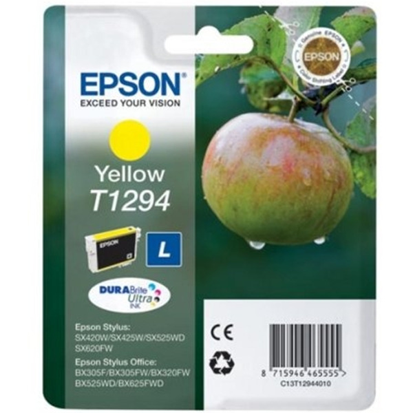 Epson T1294 Amarillo Cartucho de Tinta Original - C13T12944012