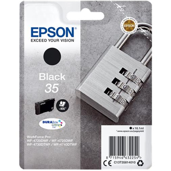 Epson T3581 (35) Negro Cartucho de Tinta Original - C13T35814010