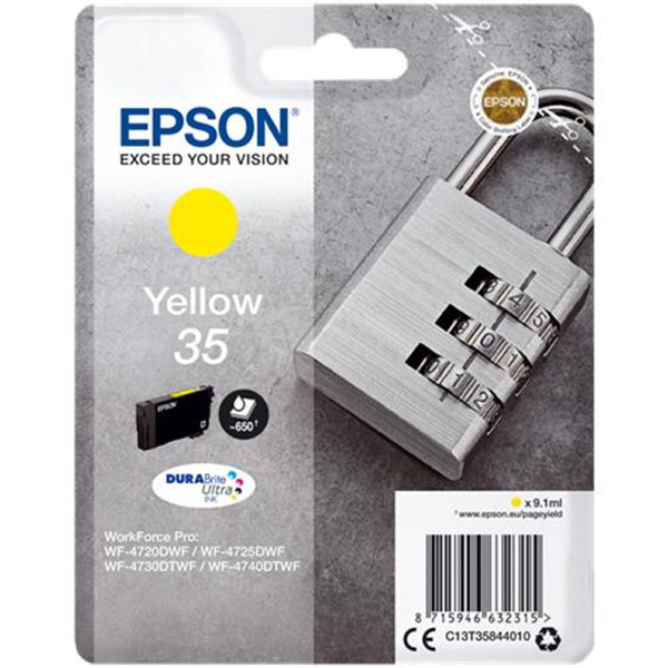 Epson T3584 (35) Amarillo Cartucho de Tinta Original - C13T35844010