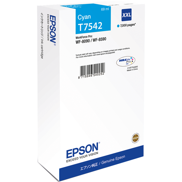 Epson T7542 - C13T754240 cartucho de tinta cian original